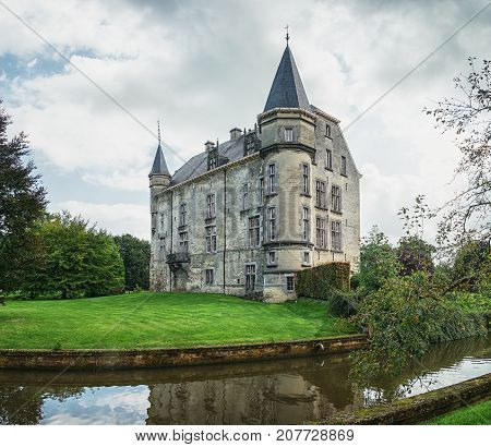 Castle Schaloen in Valkenburg  in The Netherlands.