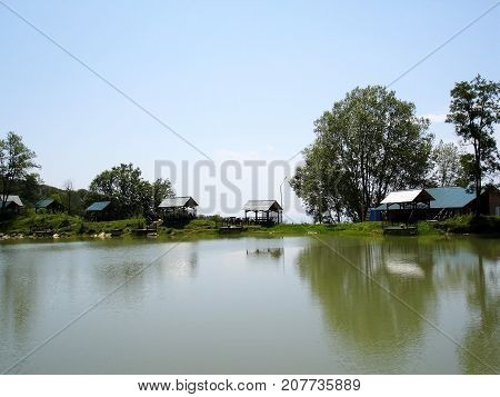 Vacation spot on the lake Great fishing