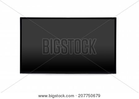 Television, Tv Screen Mockup Front View Isolated