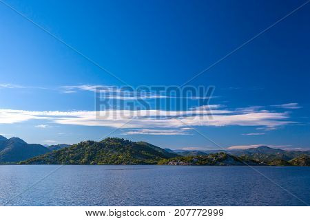 Valley of the Skadar Lake. Montenegro. Photo taken at Skadar Lake Podgorica region.