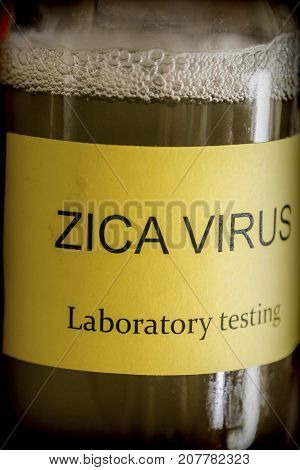 Tests for Research of ZIKA test, conceptual image