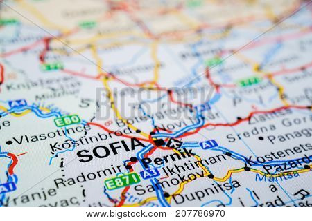 sofia in the atlas of the world