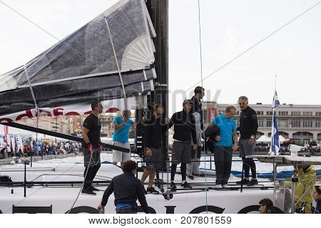 08.10.2017 Trieste, Italy. Barcolana, International Traditional Regatta