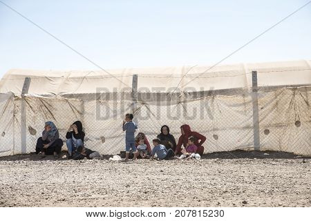 Refugee Camp For Syrian People In Turkey. September 7, 2017. Suruc, Turkey