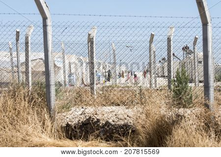Refugee Camp For Syrian People In Turkey. September 7, 2017. Suruc, Turkey