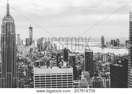 Panoramic view of New York City, NY, USA 13/02/2013