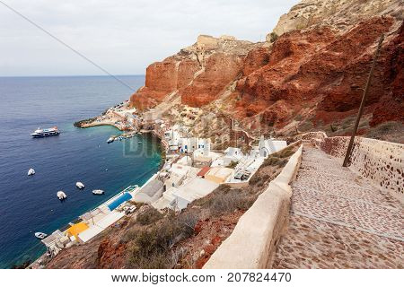 Amoudi Bay Port, Santorini