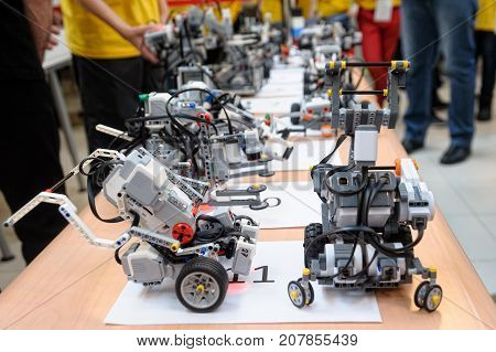 Robots Made Of Lego Blocks