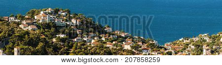 View of the coastline of Marseille in the South of France