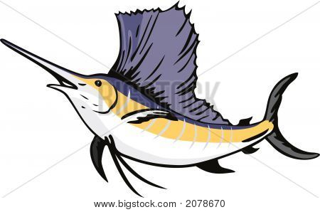 Sailfish กระโดด