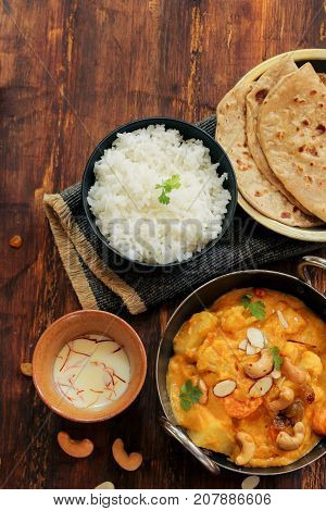 Veg Kolhapuri - Mixed vegetables in thick spiced gravy from Kolhapur MaharashtraIndia