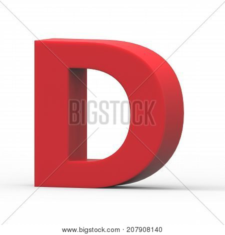 Right Red Letter D