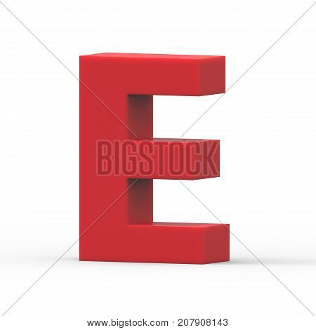 Right Red Letter E