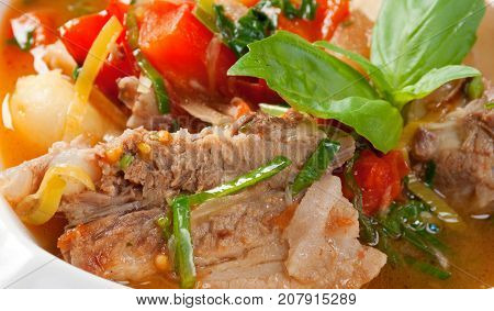 Minestrone Di Verdure E Manzo