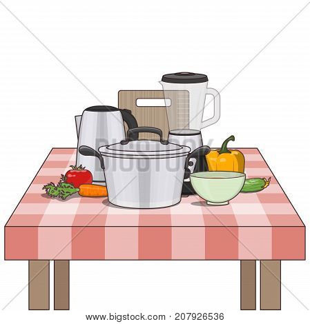Kitchen And Food Preparing Topic.