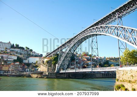 31 may 2013-oporto-portugal-The Dom Luz bridge in oporto