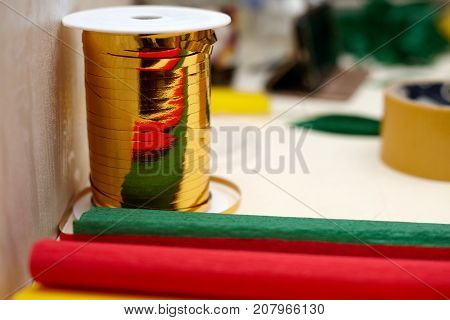 Handmade process craft from paper beautiful flowers
