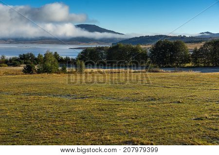 Amazing Autumn Landscape of Batak Reservoir, Pazardzhik Region, Bulgaria