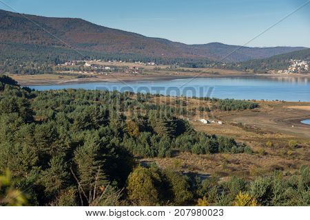 Amazing Autumn Landscape of Batak Reservoir, Pazardzhik Region, Bulgaria