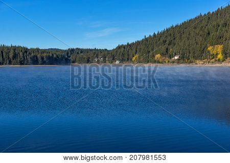 Amazing Autumn Landscape of  Golyam Beglik Reservoir, Pazardzhik Region, Bulgaria