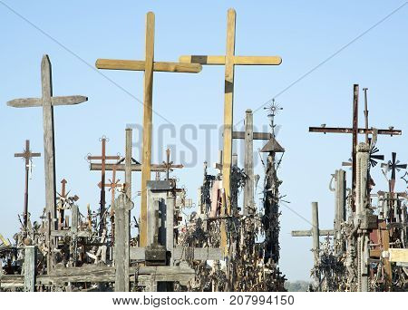 The Hill of Crosses is a unique place in Lithuania with over two hundred thousand crosses brought by people since 1831.