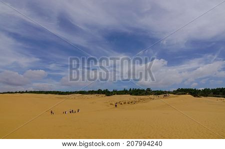 Sand Dunes In Phan Thiet, Vietnam