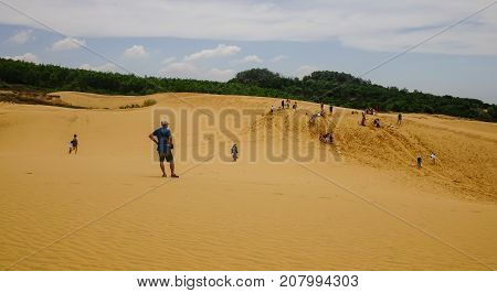 Sand Dunes In Phan Thiet, Vietnam