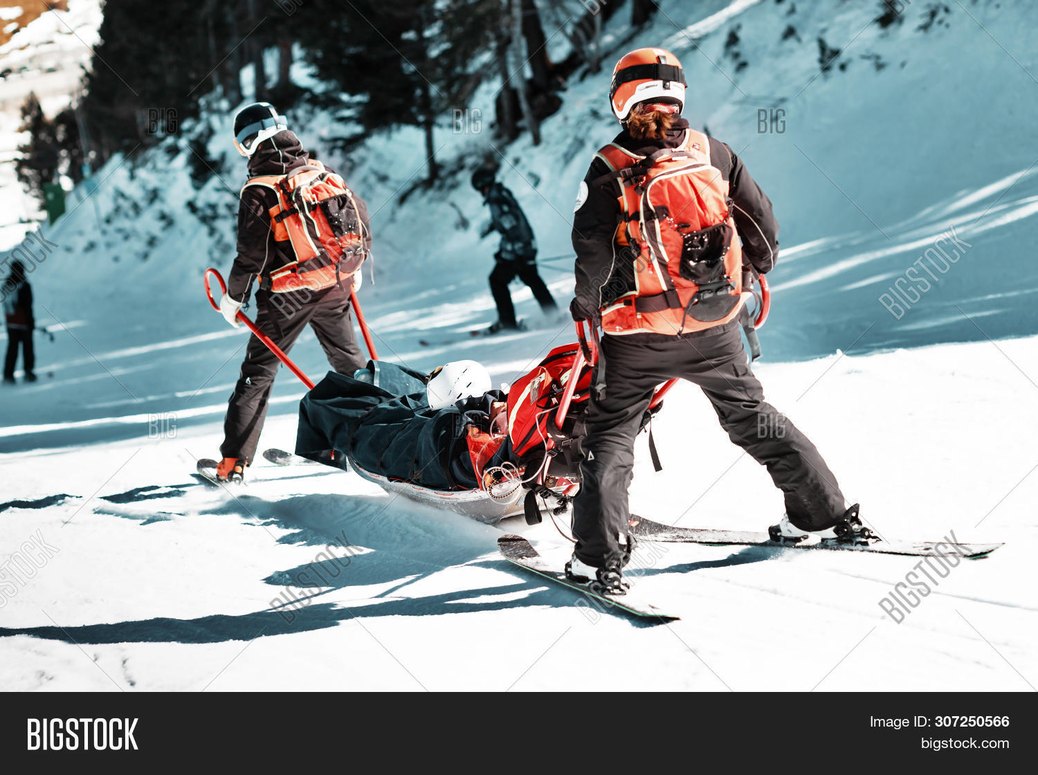 Rescuers Ski Resort Image & Photo (Free Trial) Bigstock