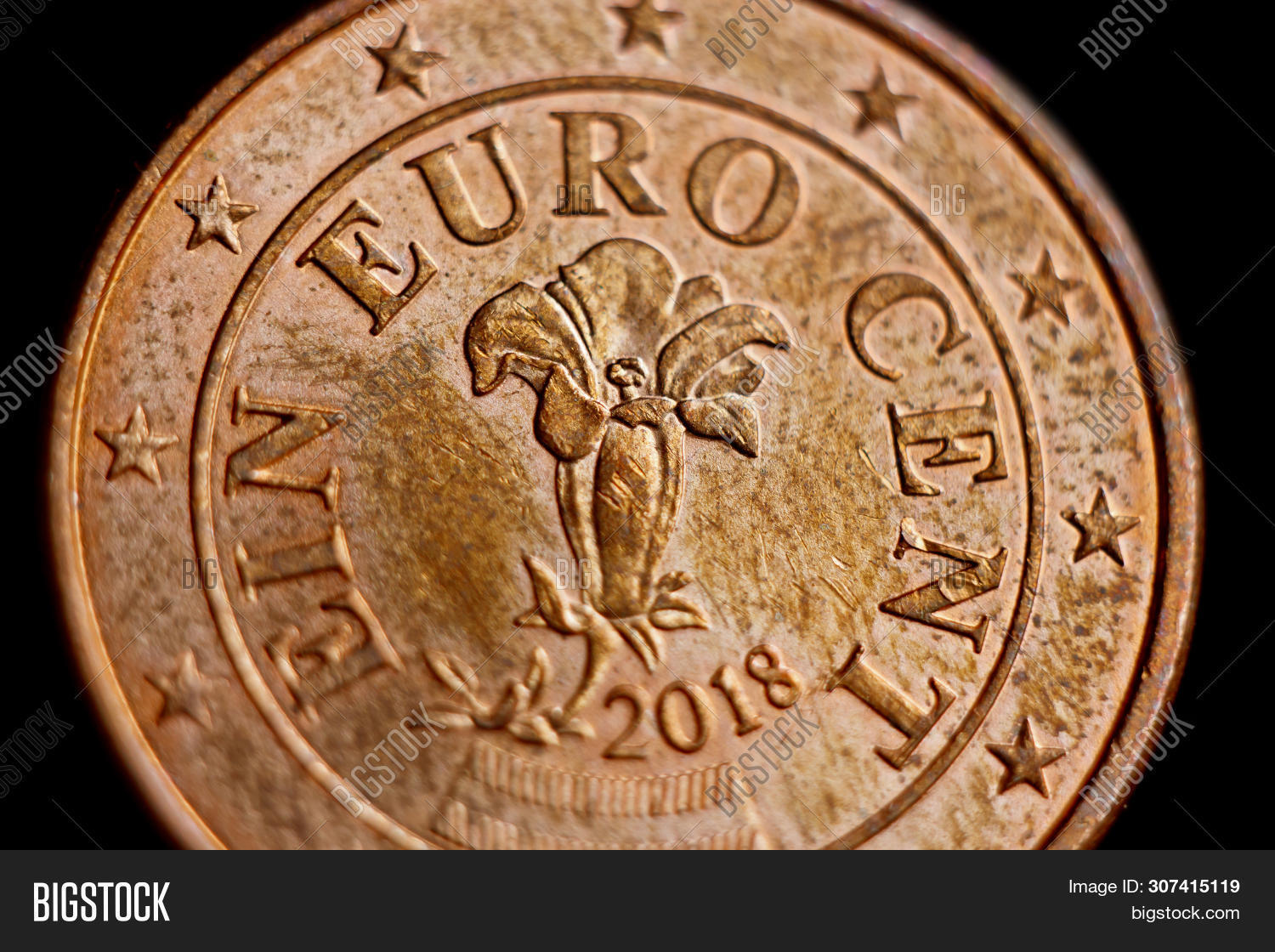 Reverse Side Coin One Image & Photo (Free Trial) | Bigstock