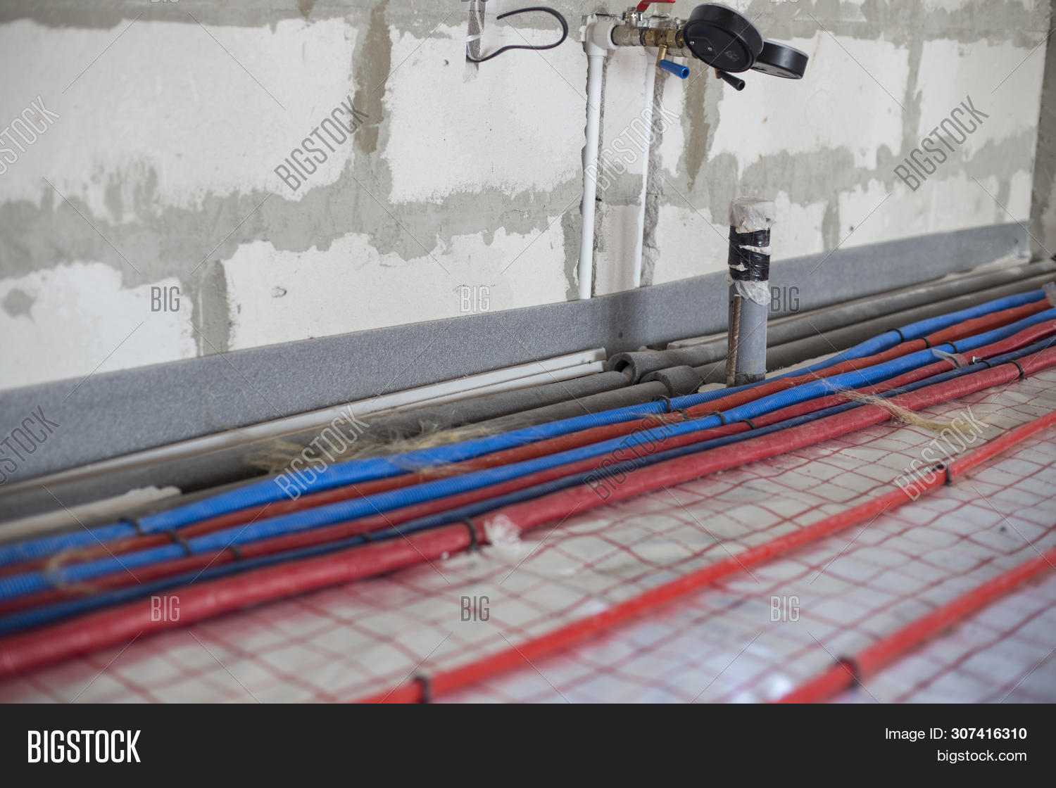 Corrugated Pipes Red Image & Photo (Free Trial) | Bigstock
