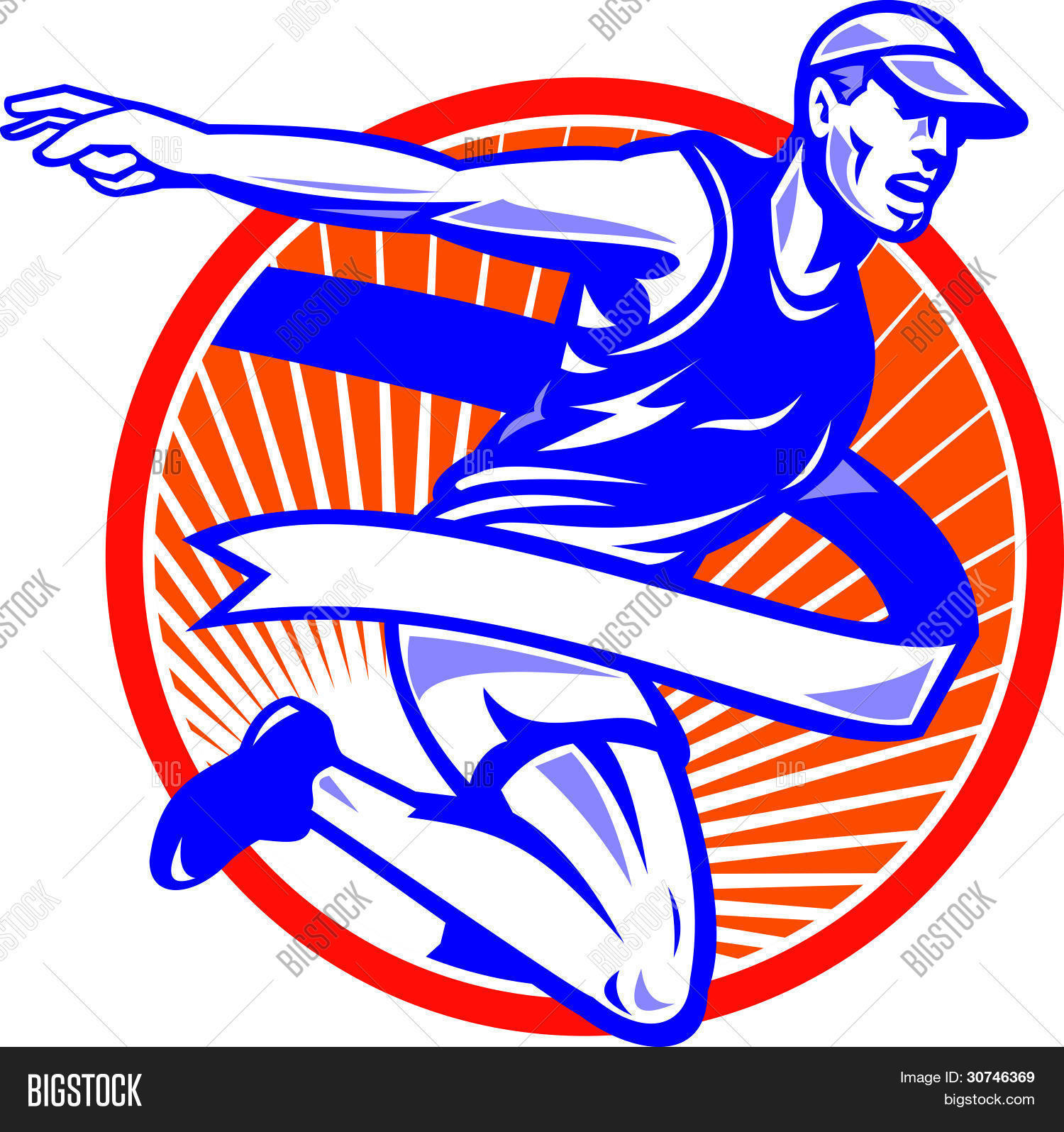 Male Marathon Runner Vector & Photo (Free Trial) Bigstock