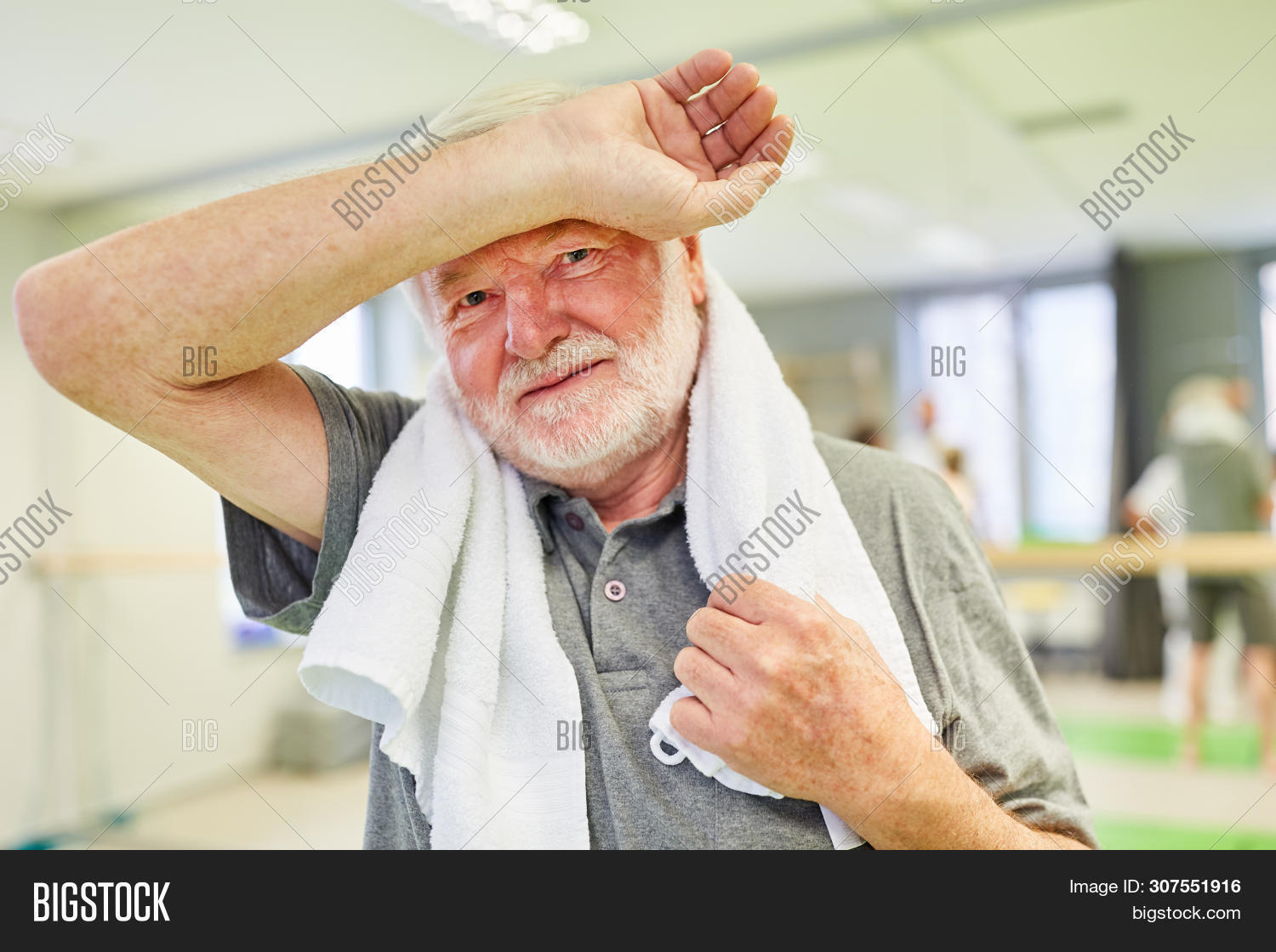 Senior Man Sweat On Image & Photo (Free Trial) Bigstock