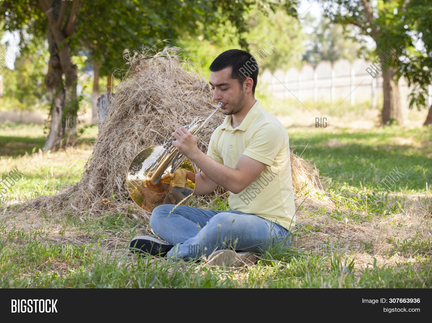 French Horn Player Image & Photo (Free Trial) Bigstock