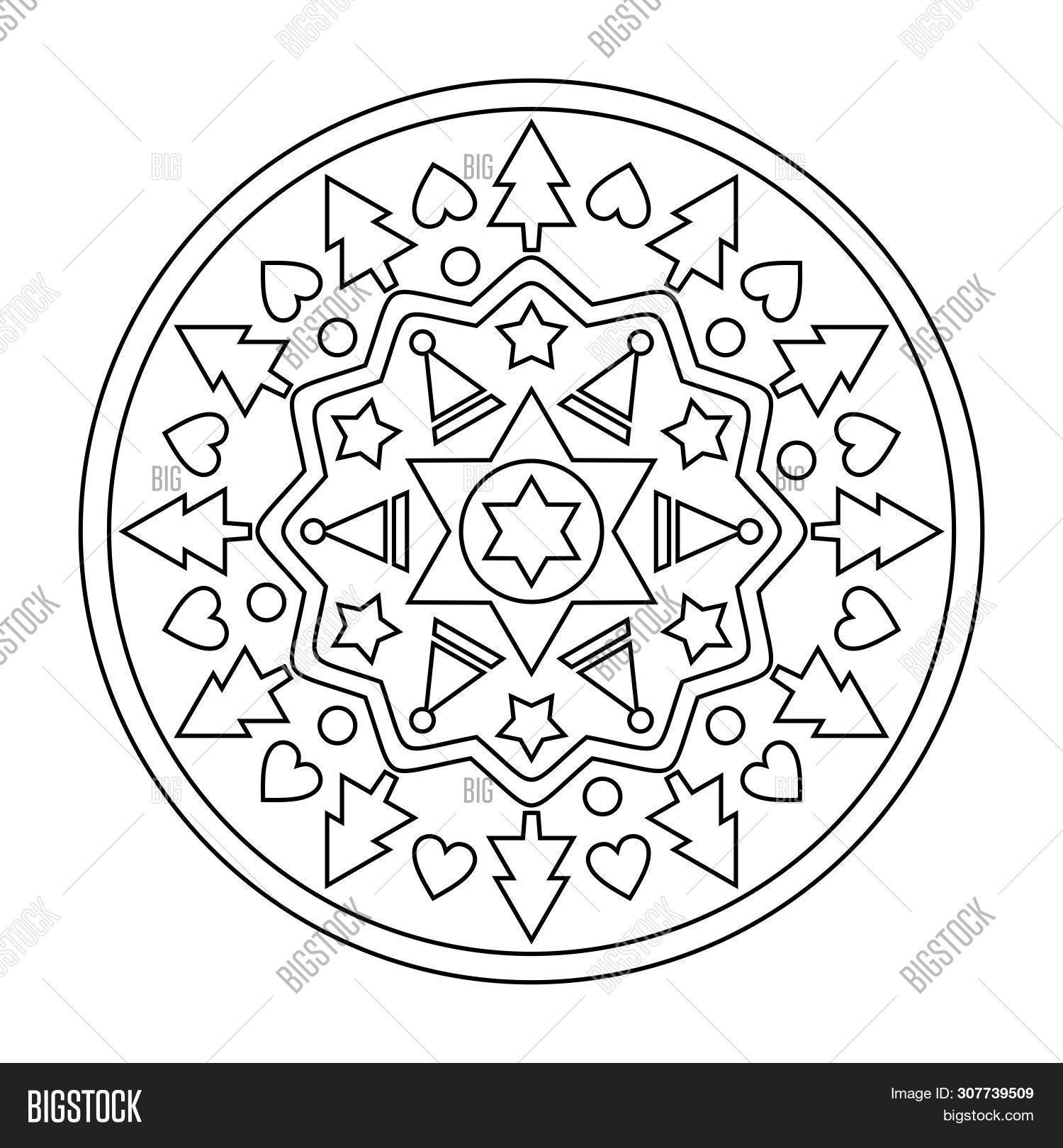 Christian Mandala Vector &amp; Photo (Free Trial) | Bigstock