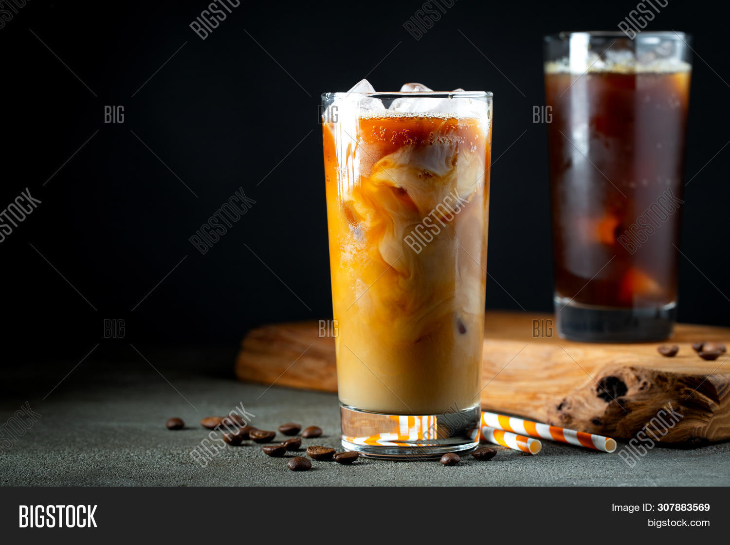 Ice Coffee Tall Glass Image & Photo (Free Trial) Bigstock