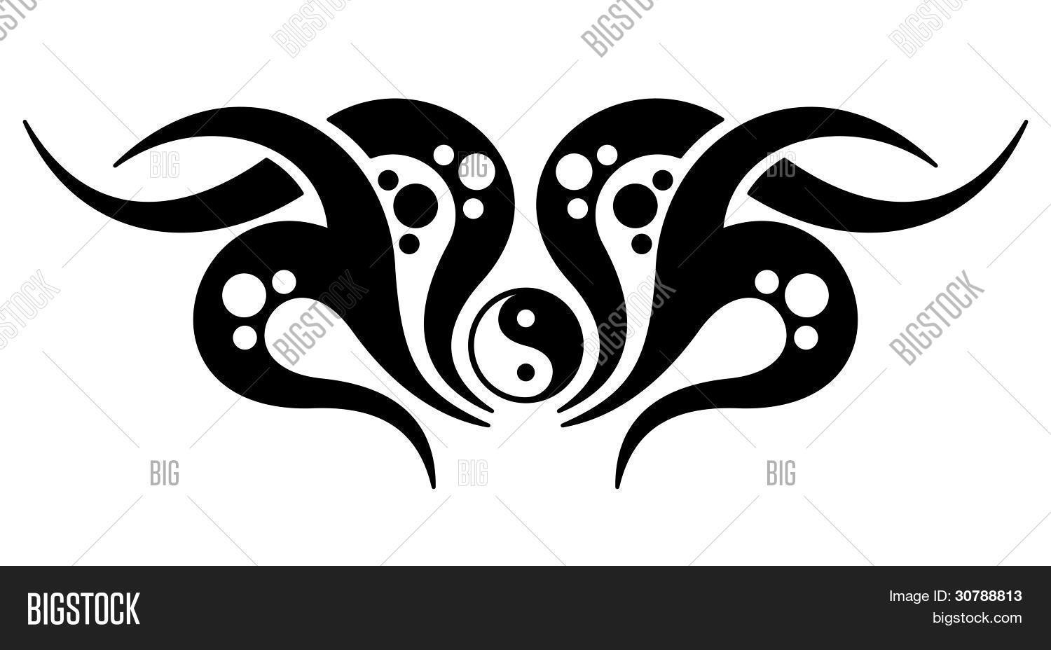 Yin-Yang Symbol Vector & Photo (Free Trial) | Bigstock