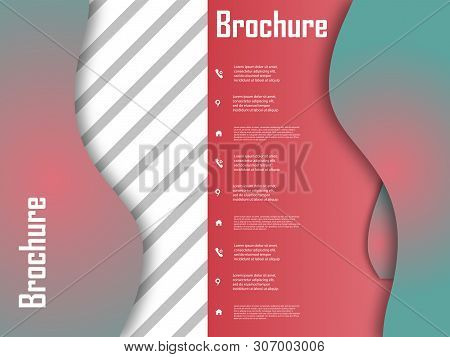 Template Vector Design For Brochure, Annualreport, Magazine, Poster, Corporate Presentation, Portfol