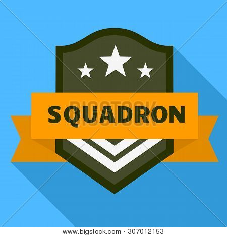 Air Squadron Logo. Flat Illustration Of Air Squadron Vector Logo For Web Design