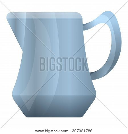 Metal Pot Coffee Icon. Cartoon Of Metal Pot Coffee Vector Icon For Web Design Isolated On White Back