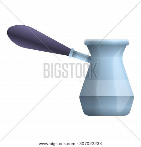 Coffee Ibrik Icon. Cartoon Of Coffee Ibrik Vector Icon For Web Design Isolated On White Background