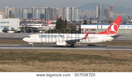 Airplane Takeoff From Airport