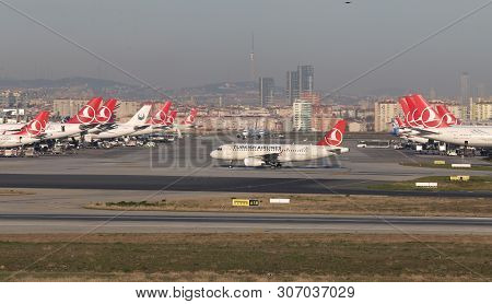 Airplane Takeoff From Airport