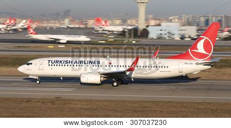 Airplane Takeoff From Airport