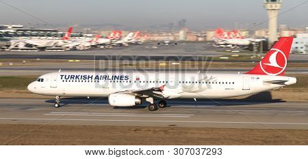 Airplane Takeoff From Airport