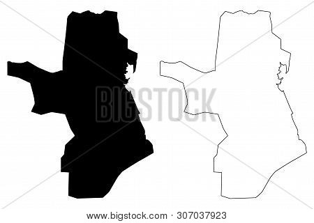 Takeo Province (kingdom Of Cambodia, Kampuchea, Provinces Of Cambodia) Map Vector Illustration, Scri