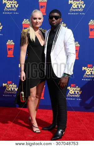 LOS ANGELES - JUN 15:  Lindsey Vonn, PK Subban at the 2019 MTV Movie & TV Awards at the Barker Hanger on June 15, 2019 in Santa Monica, CA