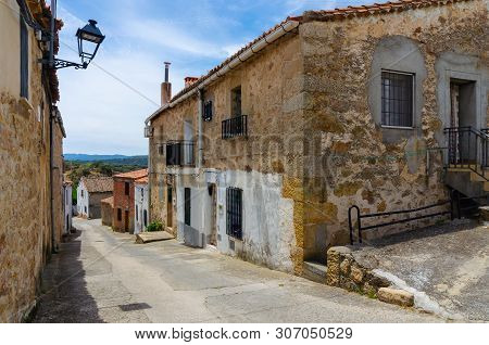 Old Street Of Belvis De Monroy, Caceres, Extremadura, Spain
