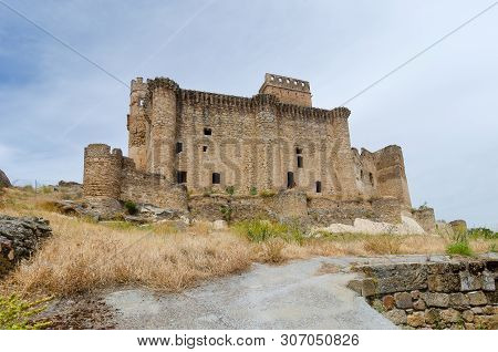 Medieval Castle Of Belvis De Monroy, Caceres, Spain