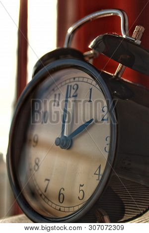 Daylight Savings Spring Forward Sunday At 2:00 A.m. March 11. Sunlight In The Background