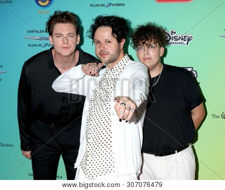 LOS ANGELES - JUN 16:  lovelytheband, Jordan Greenwald, Sam Price, Mitchy Collins at the ARDYs: A Radio Disney Music Celebration at the CBS Studio Center on June 16, 2019 in Studio City, CA